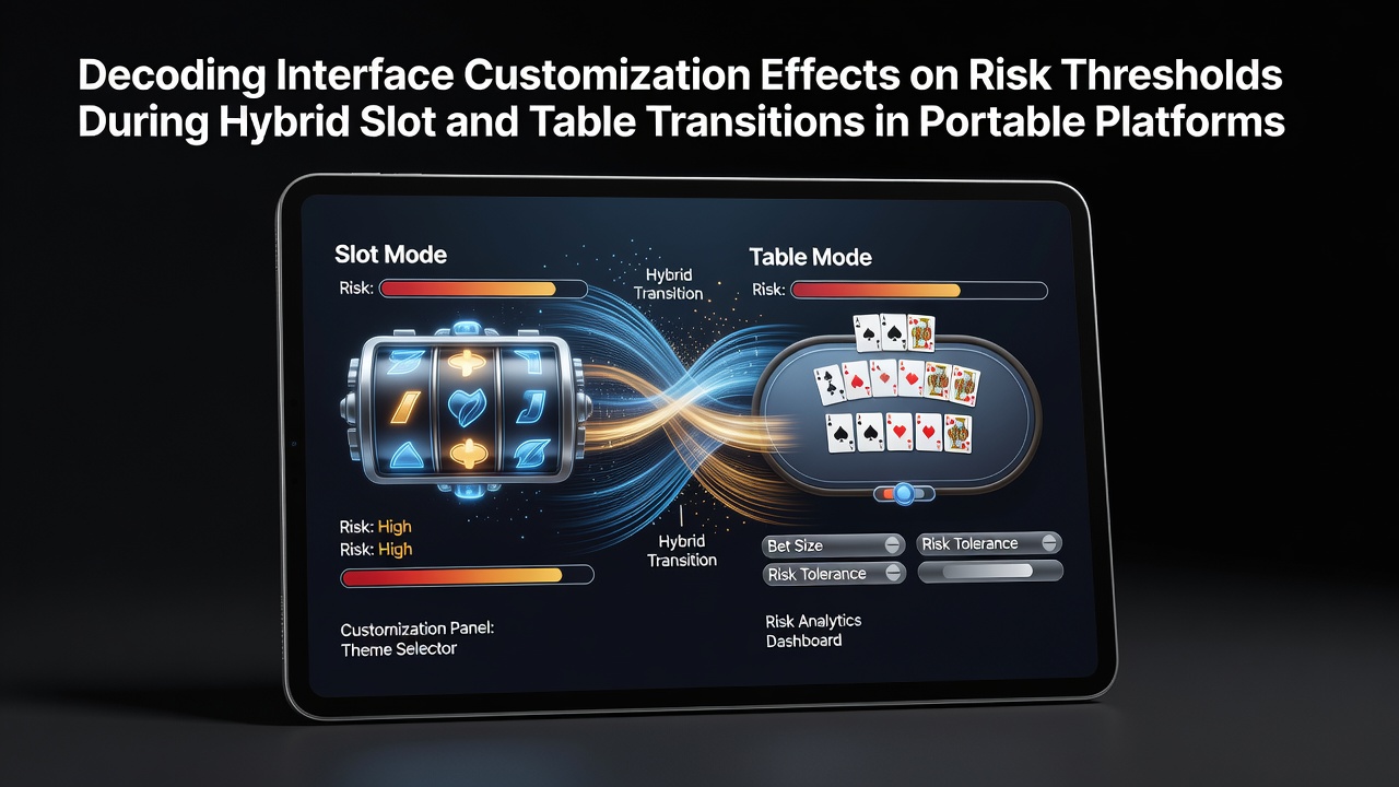 Analyse mobiler Casino-Interfaces mit Fokus auf Slot- und Tischspiel-Übergänge sowie Risikoparameter
