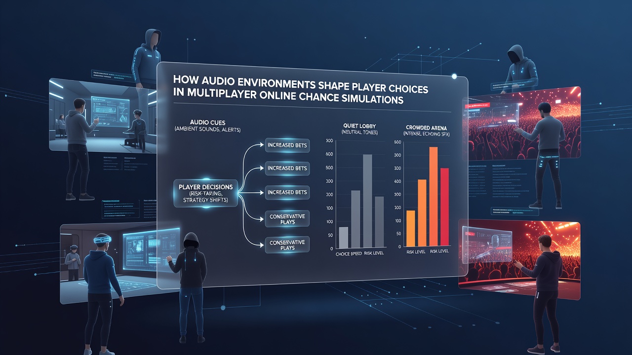 Visualisierung von Audio-Feedback in Echtzeit während einer Multiplayer-Session mit verschiedenen Soundquellen