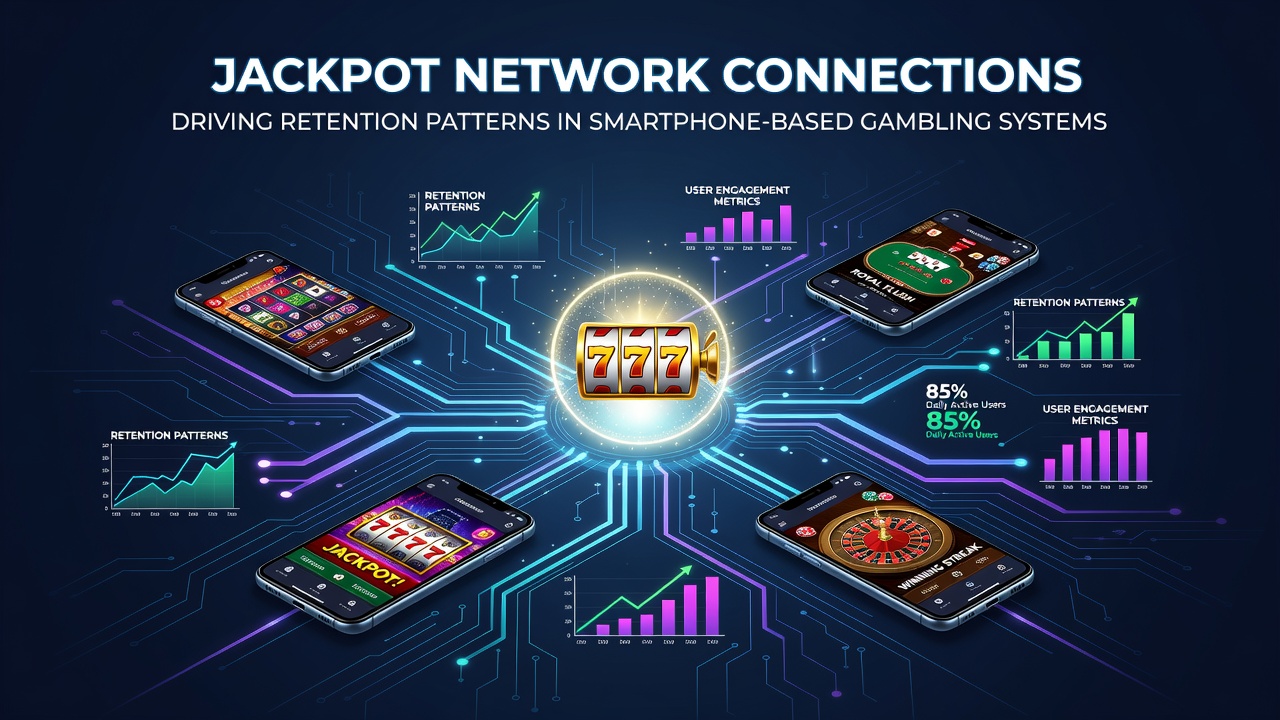 Darstellung von Retentionskurven und Jackpot-Wachstum in mobilen Glücksspiel-Apps