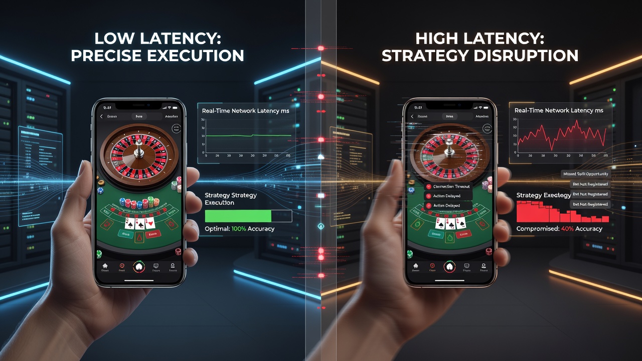 Analyse von Latenzmustern während mobiler Blackjack-Sitzungen mit Zeitstempeln