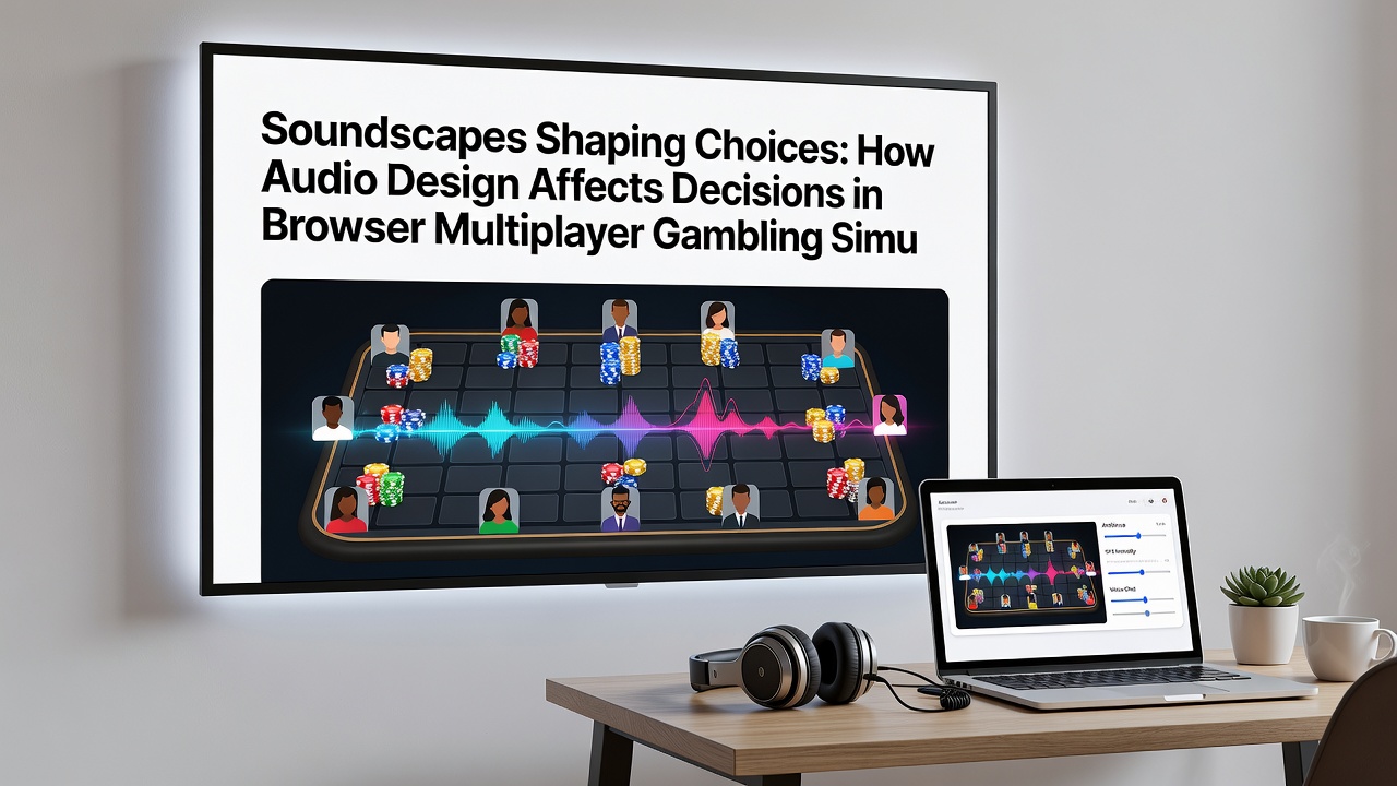 Analyse von Klanglandschaften in Multiplayer-Glücksspielen mit grafischen Darstellungen von Entscheidungsflüssen und Audio-Interaktionen
