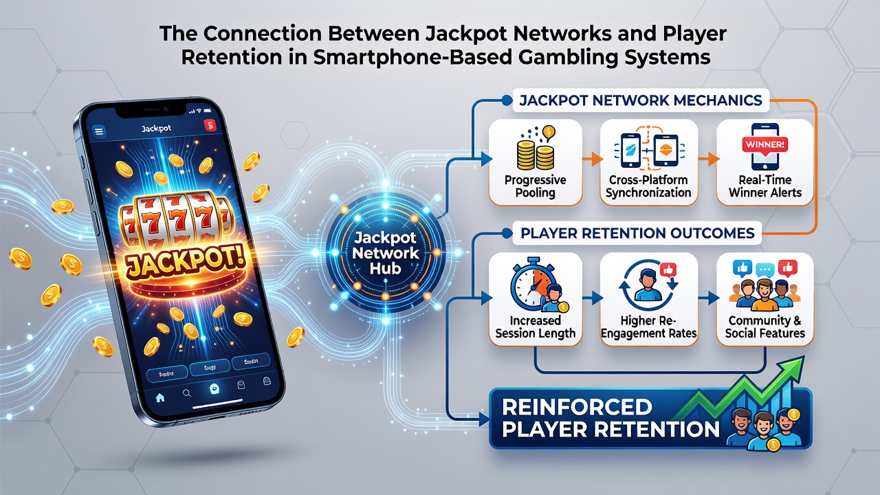 Analyse von Retentionsmustern durch Jackpot-Netzwerke in Smartphone-basierten Glücksspielsystemen