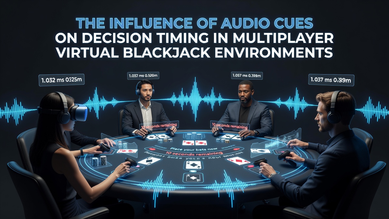 Analyse von Entscheidungszeiten mit Audio-Cues in virtuellen Blackjack-Sitzungen